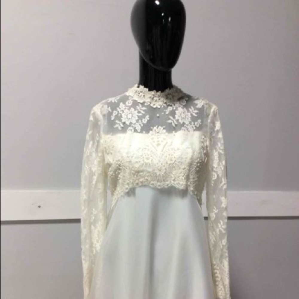 Vintage Bohemian Wedding Gown